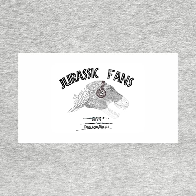 White Background OG Logo by Jurassic Fans Podcast